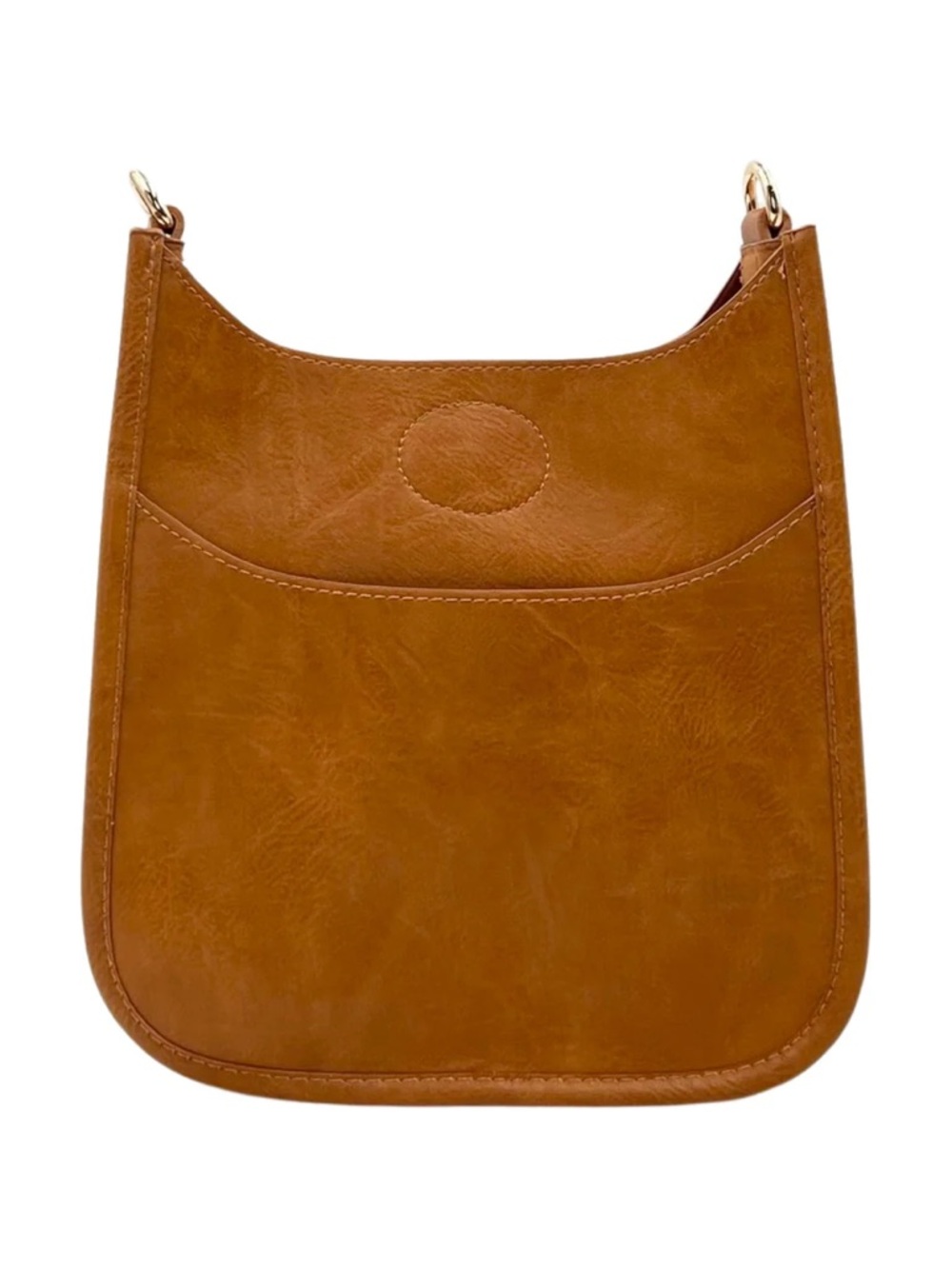 Social Threads Vegan Leather Messenger Bag